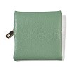 Imitation Leather Jewelry Storage Zipper Bags ABAG-G016-01A-06-2