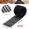BENECREAT 5 Yards Polyester Pleated Mesh Ribbon OCOR-BC0006-81B-2