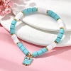 Polymer Clay Column Beaded Stretch Bracelets BJEW-JB09782-05-2