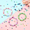DIY Disc Polymer Clay & CCB Plastic Beads Jewelry Making Findings Kits DIY-YW0010-54A-5