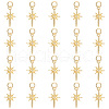 GOMAKERER 20Pcs Brass Pendants KK-GO0001-01-1