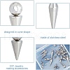 Unicraftale 40Pcs 4 Style 304 Stainless Steel Pendants STAS-UN0054-99-5