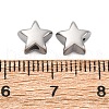 304 Stainless Steel Beads STAS-C128-01A-P-3