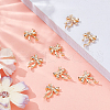 HOBBIESAY 8Pcs Brass Pendants KK-HY0003-80-4