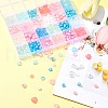 Acrylic Bead Flowers/Stars/Hearts OACR-FS0001-68-8