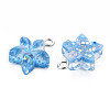Epoxy Resin Pendants RESI-S400-006-3