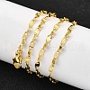 Brass Mariner Link Chain Necklaces NJEW-M108-06G-5