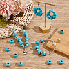   100Pcs Dyed Synthetic Turquoise European Beads SPDL-PH0001-03-2