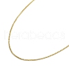 0.9mm Adjustable Slider Brass Box Chain Necklaces for Men Women NJEW-G160-21G-2