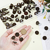 30 Pairs Wood Studs Earring Findings EJEW-DC00001-3