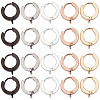 SUNNYCLUE 20Pcs 5 Style Stainless Steel Huggie Hoop Earrings Findings STAS-SC0004-51-1