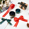 DICOSMETIC 30Yards 3 Colors Musical Note Pattern Polyester Striped Ribbon OCOR-DC0001-19-4