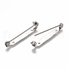 Tarnish Resistant 304 Stainless Steel Brooch Pin Back Bar Findings STAS-P249-24P-3