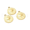 201 Stainless Steel Pendants STAS-G273-01G-3