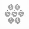 304 Stainless Steel Pendants STAS-S117-025I-1