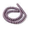 Opaque Solid Color Glass Beads Strands GLAA-A036-H-M-3