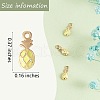 10Pcs Brass Enamel Pendants KK-SZ0005-65-7