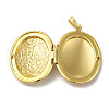 Rack Plating Brass Locket Pendants KK-G452-02G-4