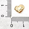 Brass Micro Pave Clear Cubic Zirconia Beads KK-U061-15C-G-3