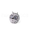 Creative Owl Resin Display Decorations DJEW-PW0012-053A-1