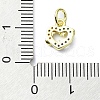 Brass Micro Pave Colorful Cubic Zirconia Pendants KK-H475-14G-03-3