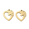 304 Stainless Steel Pendants STAS-A118-01E-G-1