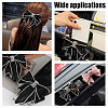 AHADERMAKER Resin Rhinestone Bowknot Shoes Charms FIND-GA0004-20-5