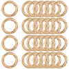 SOFPLATE 30Pcs Alloy Spring Gate Ring FIND-SP0001-48-1