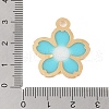 Rack Plating Alloy Pendants FIND-C059-01G-4