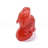 Synthetic Cherry Quartz Glass Display Decorations DJEW-P019-A20-3