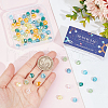 SUNNYCLUE 140Pcs 7 Style Electroplate Transparent Glass Beads Strands EGLA-SC0001-22-3