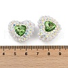 Polymer Clay Glass Rhinestone Beads CLAY-NH0001-13F-3