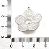 Flower 304 Stainless Steel Pendants STAS-M123-01PG-3