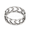 Non-Tarnish 201 Stainless Steel Finger Rings RJEW-G278-21P-2