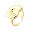 Brass Cuff Rings for Women RJEW-F184-08G-G-2