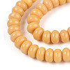 Opaque Spray Painted Glass Beads GLAA-ZX008-8mm-18Y-3