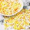 6/0 Opaque Baking Paint Glass Seed Beads SEED-M012-02A-28-1