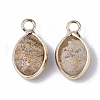 Natural Picture Jasper Pendants G-S359-014D-2
