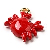 Zinc Alloy Enamel Pendants FIND-I044-17B-1-2