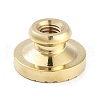 Texture Theme Roung Brass Stamp Head AJEW-M036-06H-G-3