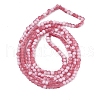 Frosted Crackle Glass Beads Strands GLAA-U001-4mm-M13-3