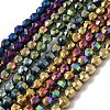 Electroplated Synthetic Non-magnetic Hematite Beads Strands G-I364-L01-1