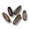 Tibetan Style dZi Beads TDZI-E004-01-3