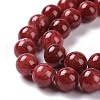 Dyed Natural Jade Beads Strands G-D434-4mm-08-1-6