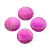 Spray Painted Natural Capiz Shell Pendants SSHEL-T017-15B-1