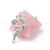 Natural Rose Quartz Pendants G-G870-13P-01-3