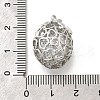 Brass with Cubic Zirconia Pendants KK-E792-08P-3