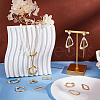 BENECREAT 32Pc 8 Style Brass Linking Rings KK-BC0008-14-5