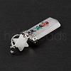 Chakra Themed Natural Quartz Crystal Big Pendants G-L524-12P-07-4
