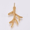 Brass Micro Pave Cubic Zirconia Pendants ZIRC-J019-12A-2